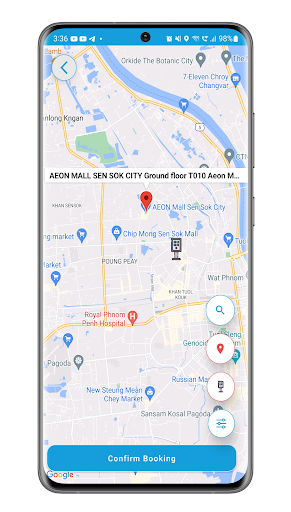 Eazy Taxi Customer Screenshot