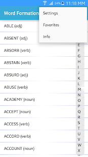 English Word Formation Screenshot