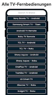 Universal fernbedienung for Tv स्क्रीनशॉट