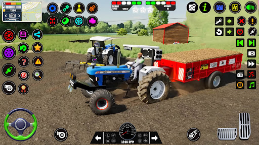 US Farming Tractor Games 3d Screen 2