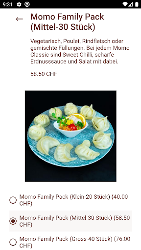 YUSHU - Sushi, Momos & more Screen 2