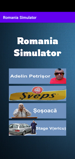 Android application Romania Simulator screenshort