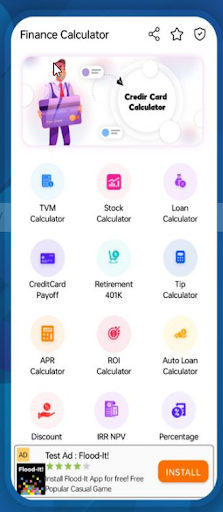 Ultimate Financial Calculator Screen 2