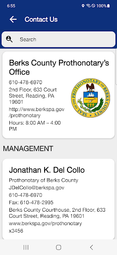 Berks County Prothonotary Screen 2