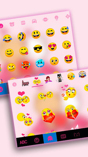 Bear Hearts Lover Keyboard The Screen 3