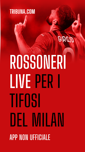 Android application Rossoneri Live – App del Milan screenshort