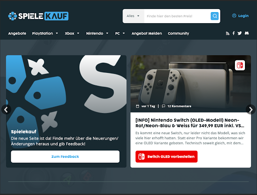 Spielekauf – Preisvergleich & Screen 3