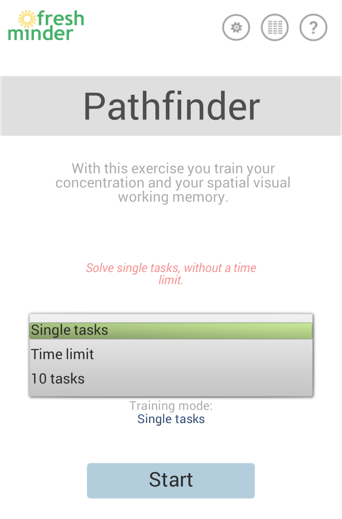 Android application Pathfinder screenshort