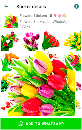 Flowers Stickers for WhatsApp Screen 3