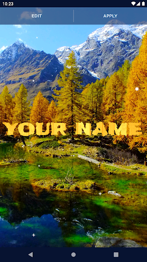 Tree Forest Live Wallpaper Screen 2