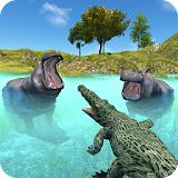 Wild Crocodile Attack Sim 2017 icon
