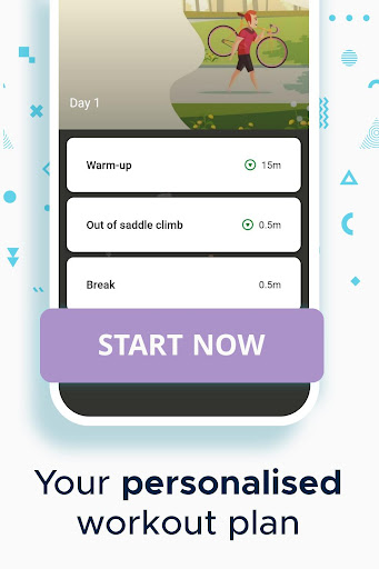 Screenshot of Cycling apps for weight loss