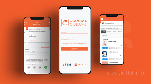 Android application eSOCIAL CUIDAR screenshort