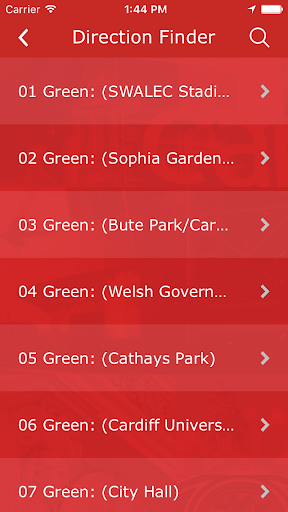 EVAC CARDIFF Screen 3