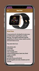 maxfit pro smartwatch Guide