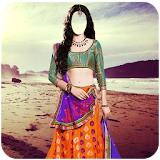 Woman Traditional Choli Photo Suit icon