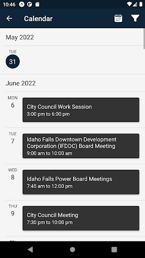 City of Idaho Falls Screen 3