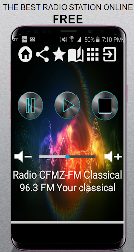 Android application CA Radio CFMZ-FM Classical 96. screenshort