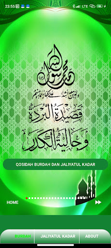 Android application Burdah dan Jaliyatul Kadar screenshort