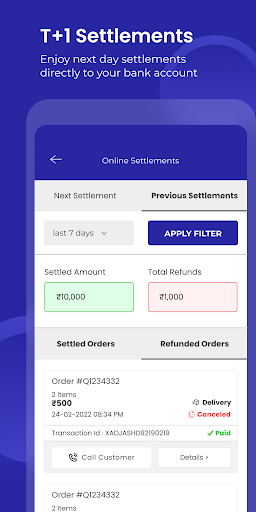 Seller App : Myyba Shops Screen 2