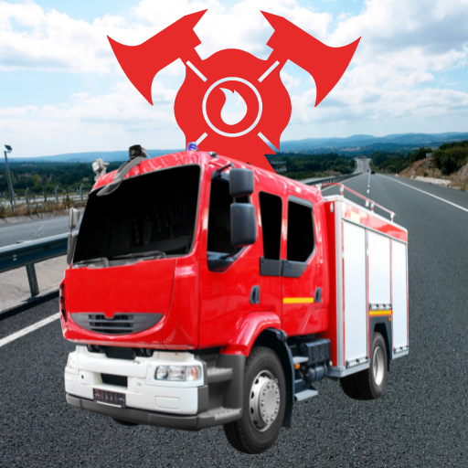 Fire Truck And Fire Fighter Si  Icon