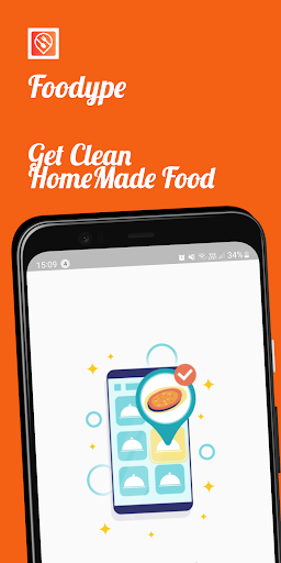 Android application Foodype:Homemade Food Delivery screenshort