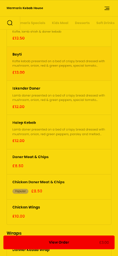 Marmaris Kebab House Screen 3