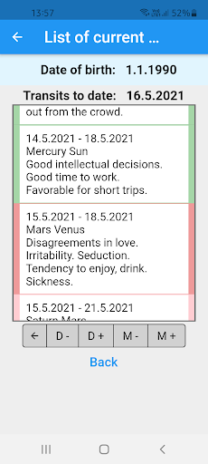 Astrology - Daily Horoscope Screen 3