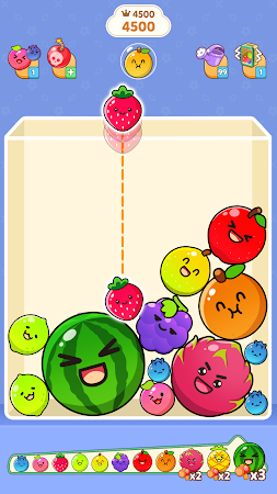 Game screenshot Drop the Fruit - Merge Game mod apk