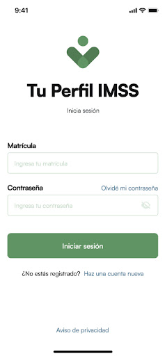 Tu Perfil IMSS Screen 2