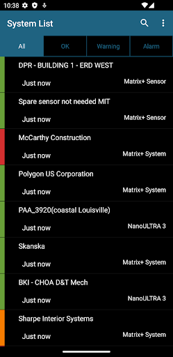 Android application Polygon ExactAire screenshort