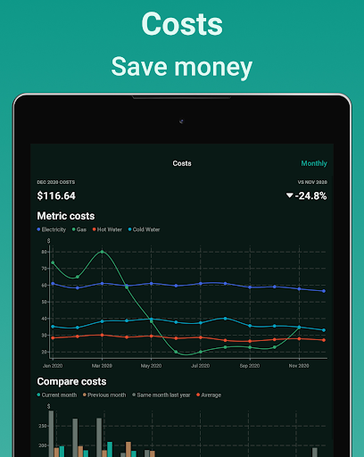 Screenshot of Meterable - Meter readings app