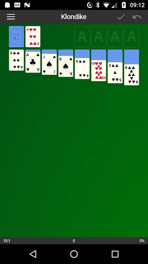 Android application LÖVE Solitaire screenshot