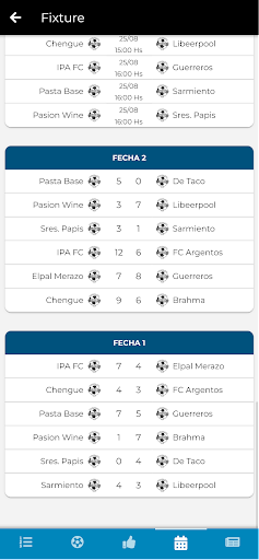 Liga AFAR Screen 3