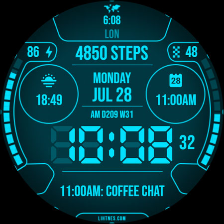 Digital Watch Face 055 screenshot 8