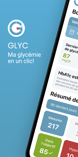 Android application Glyc screenshort