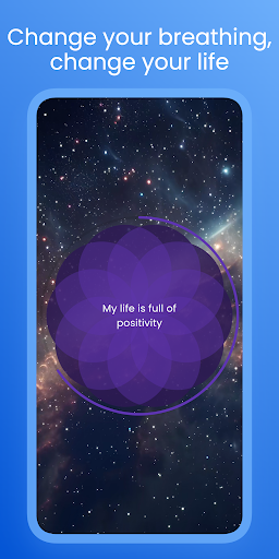 Screenshot of Breathe to Relax: Affirmations