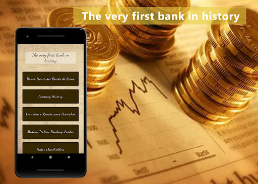 Android application The Very First Bank in History screenshort