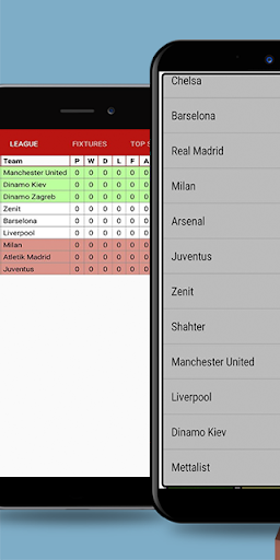 Android application Match Events screenshort