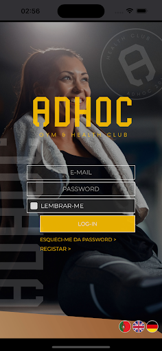 Android application Adhoc Club screenshort