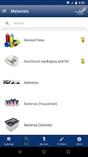 Blue Mountains Waste Info Screen 3