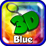 Chaveiro 3D - Blue icon