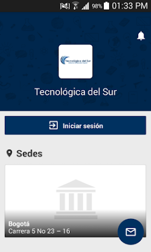 Android application Tecnológica del sur screenshort