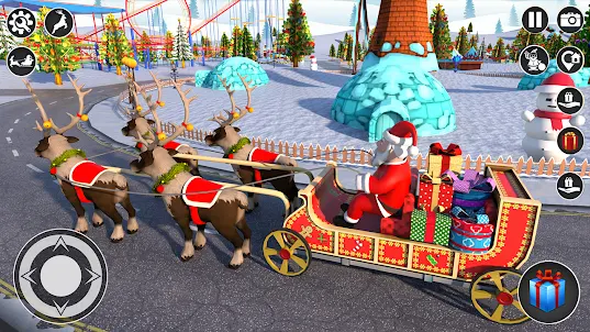 Real Santa Gift Christmas Game