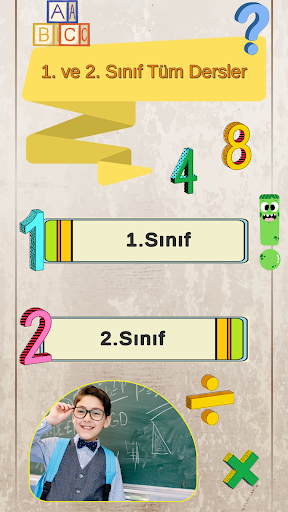 Android application 1-2.Sınıf TestBookTurkey screenshort