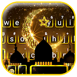 Gold Ramadan Keyboard Theme icon