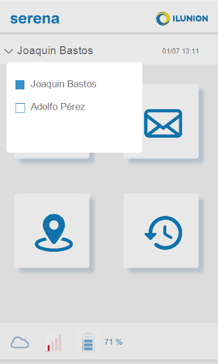 Android application Serena Family Teleasistencia screenshort