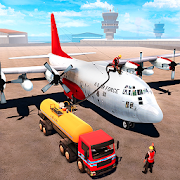 Airplane Oil Tanker Truck Transporter Game 1.2 Icon