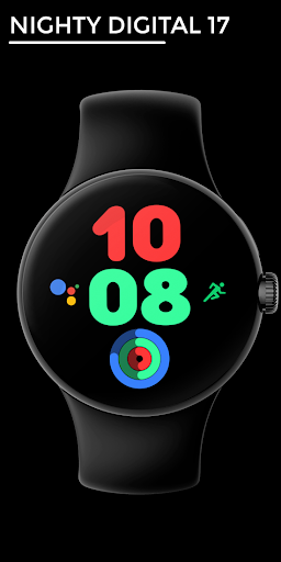 Nighty Digital 17 - watch face screenshot 6