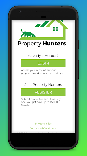 Android application Property Hunters screenshort
